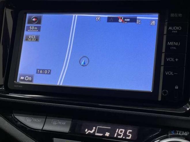 アクア1.5 S　フルエアロ　社外アルミホイール　SDナビ 2WD 1500