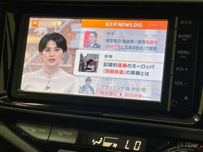アクア1.5 S　フルエアロ　社外アルミホイール　SDナビ 2WD 1500