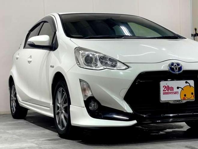 アクア1.5 S　フルエアロ　社外アルミホイール　SDナビ 2WD 1500