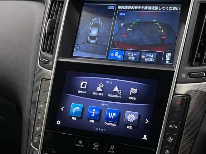 スカイライン3.5 350GT FOUR ハイブリッド タイプP　インテリクルーズ　レザーシート　マルチ 4WD 3500