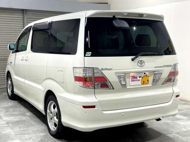 アルファードハイブリッド2.4 4WD　両側電動スライドドア　社外アルミ　HID 2400
