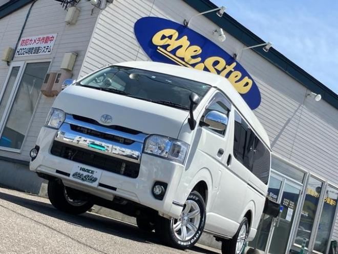 レジアスエースバン ロングＤＸ　ハイルーフ　トヨタＴＥＣＳ特装車ベース１ナンバー２段ベッド付き外部電源６人リヤクーラーリヤヒーターディーゼル４ＷＤセカンドシートダークプライム 4WD 2500(D) 4Dr