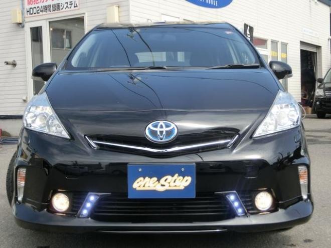 プリウスαＳ　１８インチＡＷ新品　純正ナビ　ＴＶ　Ｂモニター　ＥＴＣ 2WD 1800 5Dr
