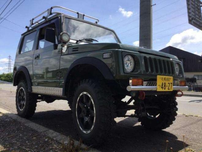 ジムニーバン HA 4WD　リフトアップ キャリア 革シート大系タイヤ 660