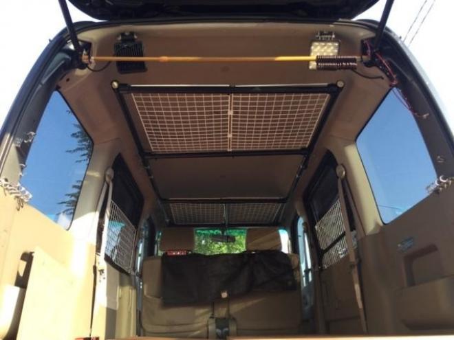 アトレーワゴン カスタムターボR 4WD　キャンピング 引き出しテーブル 天井床収納 660