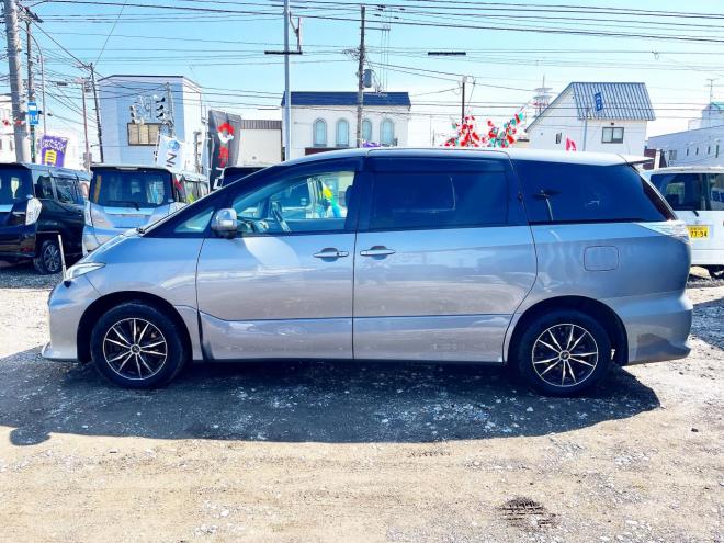 エスティマ2.4アエラス 4WD　ローンが不安な方＜優遇ローン＞　1年保証付　本州仕入　社外オーディオ　バックカメラ　