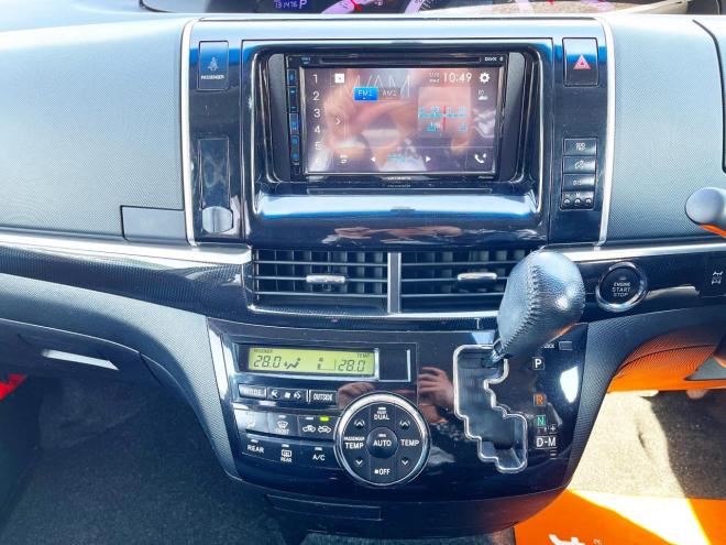 エスティマ2.4アエラス 4WD　ローンが不安な方＜優遇ローン＞　1年保証付　本州仕入　社外オーディオ　バックカメラ　