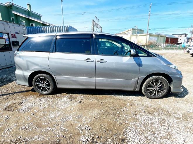 エスティマ2.4アエラス 4WD　ローンが不安な方＜優遇ローン＞　1年保証付　本州仕入　社外オーディオ　バックカメラ　