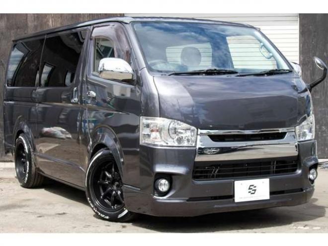 ハイエースバン3.0 スーパーGL ロング ディーゼルターボ 4WD　本州仕入 両側パワスラ ETC ローダウン 3000