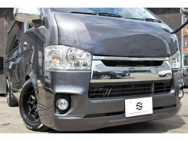 ハイエースバン3.0 スーパーGL ロング ディーゼルターボ 4WD　本州仕入 両側パワスラ ETC ローダウン 3000
