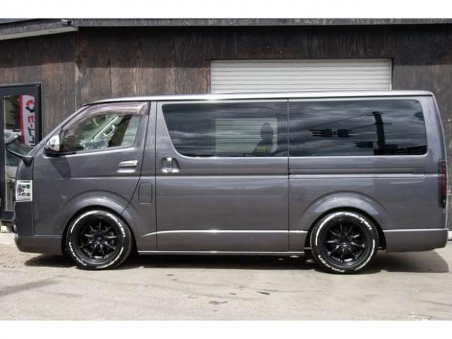 ハイエースバン3.0 スーパーGL ロング ディーゼルターボ 4WD　本州仕入 両側パワスラ ETC ローダウン 3000