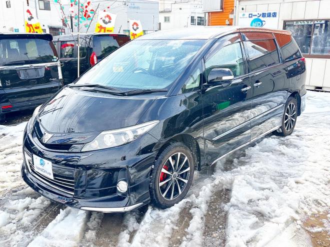 エスティマ2.4アエラス 4WD　ローンが不安な方＜優遇ローン＞　本州仕入　モデリスタ　寒冷地　純正ナビ