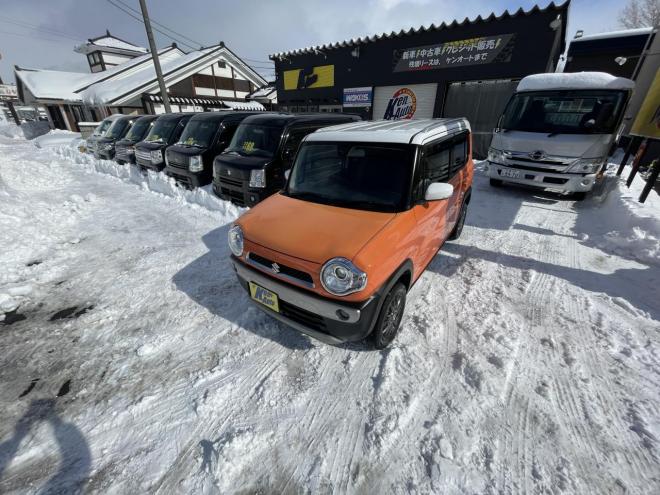 ハスラーHUSTLER  4WD XーTURBO 寒冷地仕様　検2付　レーダーブレーキメモリー地デジナビバックカメラスマートキー人気のツートンシートミラーヒーターハンドルコントロールUSB付アリドリングストップetc 4WD 660 5Dr