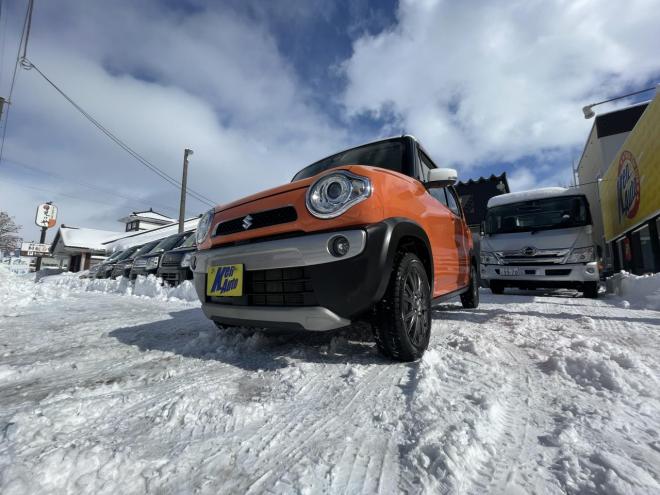 ハスラーHUSTLER  4WD XーTURBO 寒冷地仕様　検2付　レーダーブレーキメモリー地デジナビバックカメラスマートキー人気のツートンシートミラーヒーターハンドルコントロールUSB付アリドリングストップetc 4WD 660 5Dr
