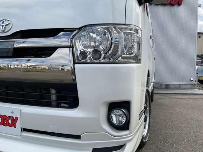 ハイエースバン2.8 スーパーGL ダークプライムII ロングボディ ディーゼルターボ 4WD　8インチナビTV 両側パワスラ ベッドキット 2800