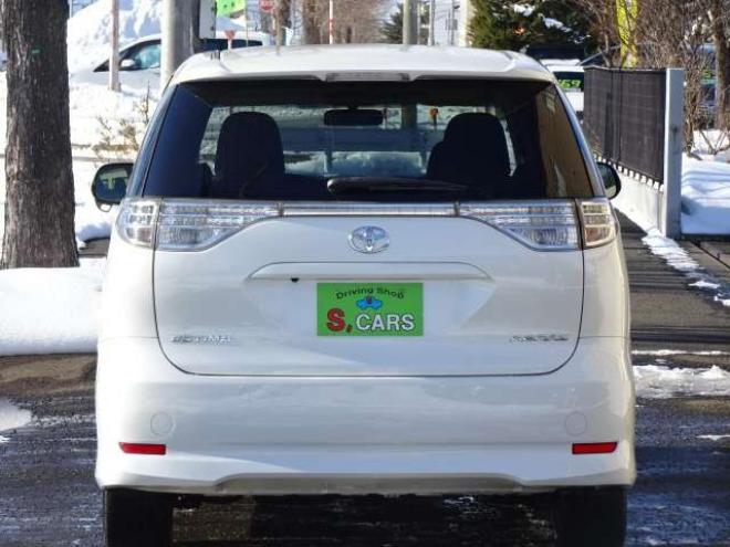 エスティマ2.4 アエラス 4WD　本州仕入 保証付1年 Wパワスラ 寒冷地 ナビ 2400