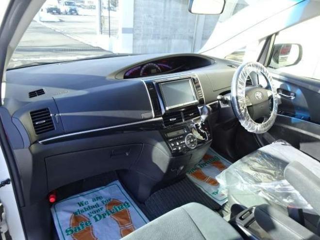 エスティマ2.4 アエラス 4WD　本州仕入 保証付1年 Wパワスラ 寒冷地 ナビ 2400