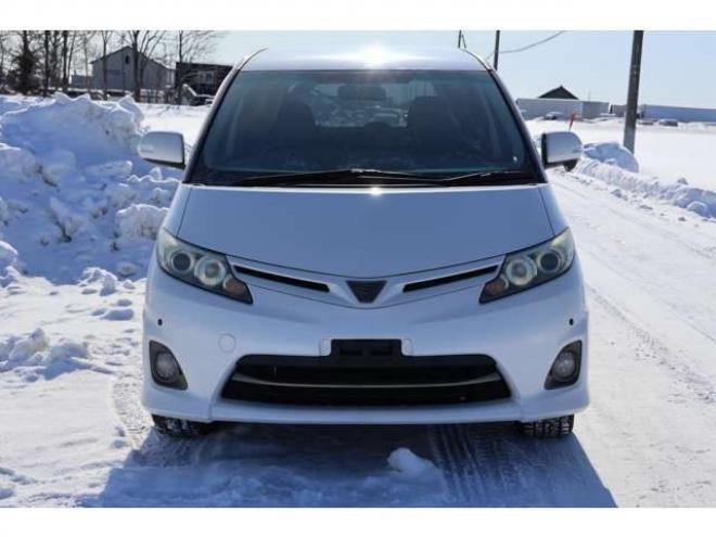 エスティマ2.4 アエラス 4WD　検2年　自社　ローンカノウ 2400