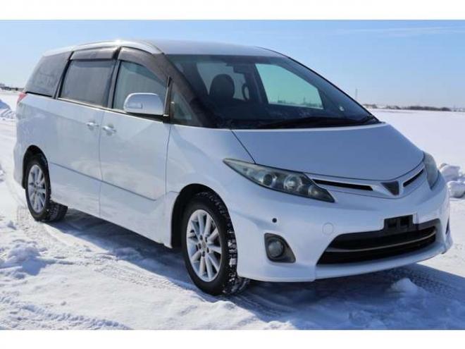 エスティマ2.4 アエラス 4WD　検2年　自社　ローンカノウ 2400