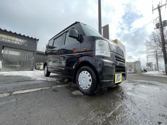 エブリィEVERY VAN 4WD JOIN TURBO寒冷地仕様　　検2付　４ＷＤTURBO Bluetooth　フルセグナビ　電動格納　エンジンスターター　バイザー　 4WD 660 5Dr