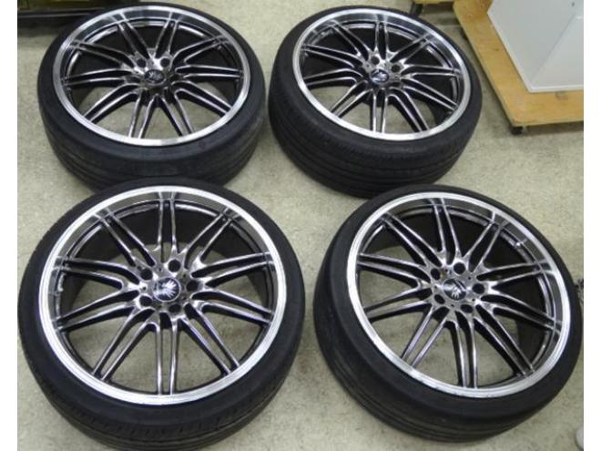 20×8.5JJ 5H/114.3 35　45 レアマイスター 20インチ エスティマなどに！ 4本セット 札幌