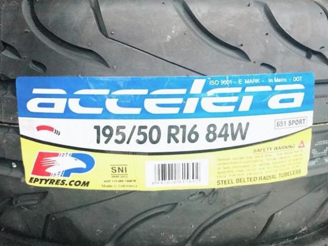 アクセレラ 651SPORT 195/50R16 4本