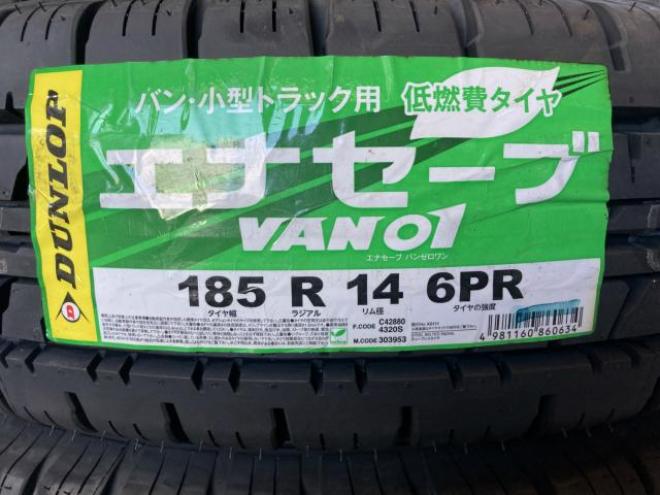 DUNLOP ENASAVE VAN01 185R14 6PR LT 4本