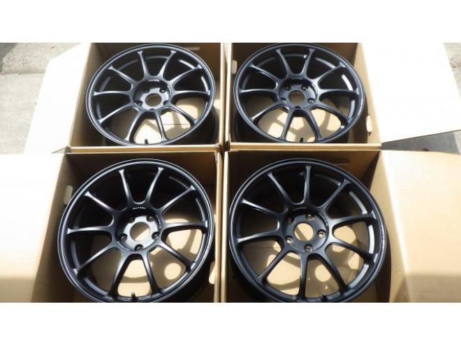鍛造！軽量！RAYS　ZE40　マッドブラック 18x8.5J ET50 114.3-5h ４本セット