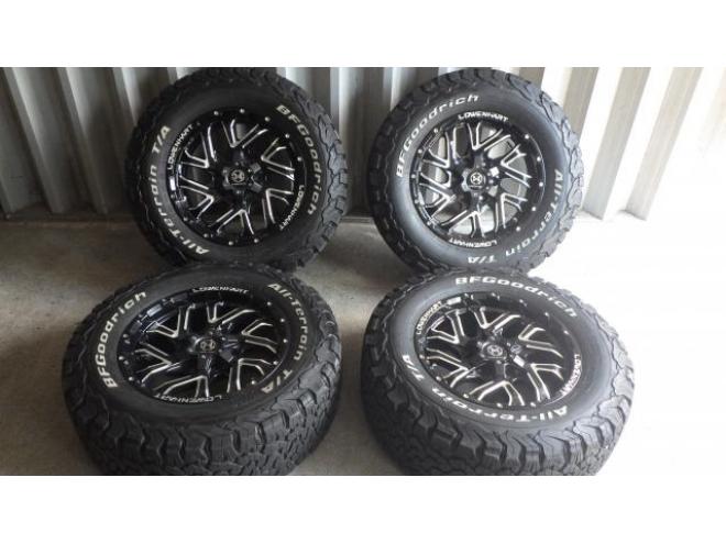 プラド等に レーベンハート GXL206 17X8.0J +20 139.7-6h BFグッドリッチ All-Terrain 265/65R17