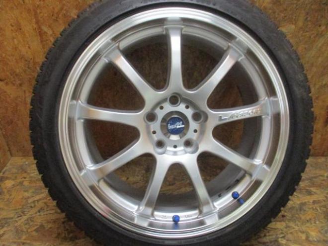 レアマイスター　LMスポーツ改　18×8.5J（+45）5H-114.3/　245/40R18（ブリヂストン　VRX2）インプレッサ　WRX　STI（GRB）対応