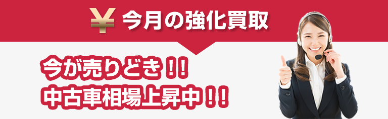 今月の強化買取